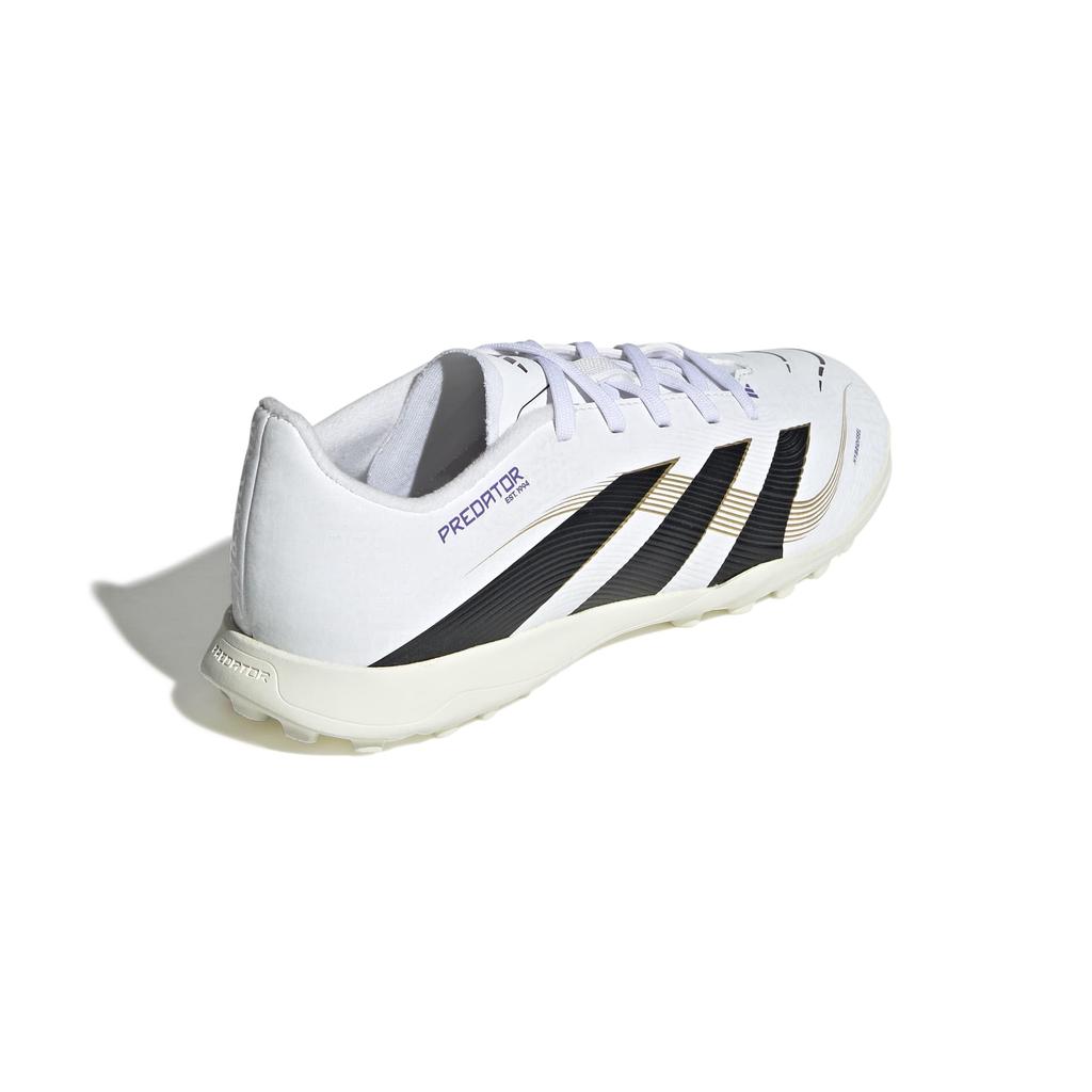 Futsal Shoes Junior Predator LEAGUE TF Boys Girls Footwear Metallic Cm [Adidas] 17-24.5cm White/Core Black/Gold (JI1152) 19.0