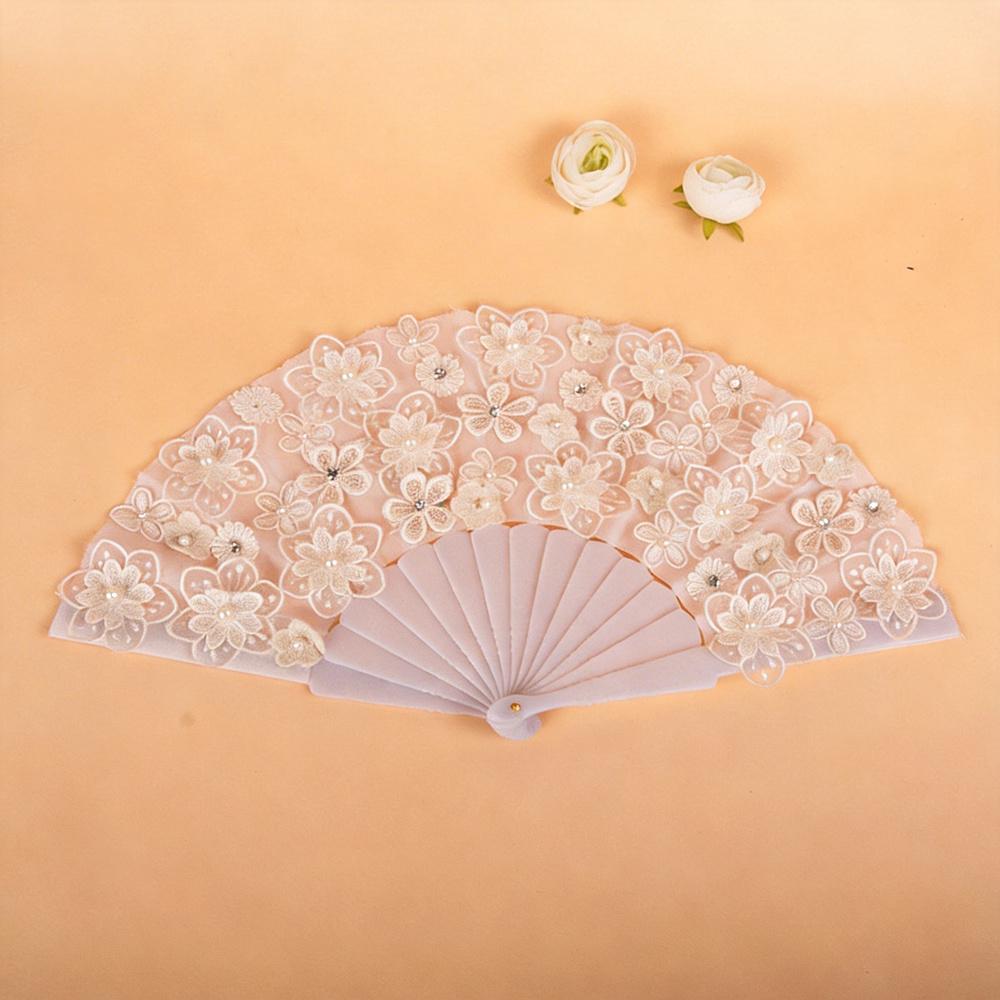 Lace Wedding Fan Bridal Handheld Fan Western Style Creative Decoration Bride Wedding Accessories Home Decor Gift for Wedding