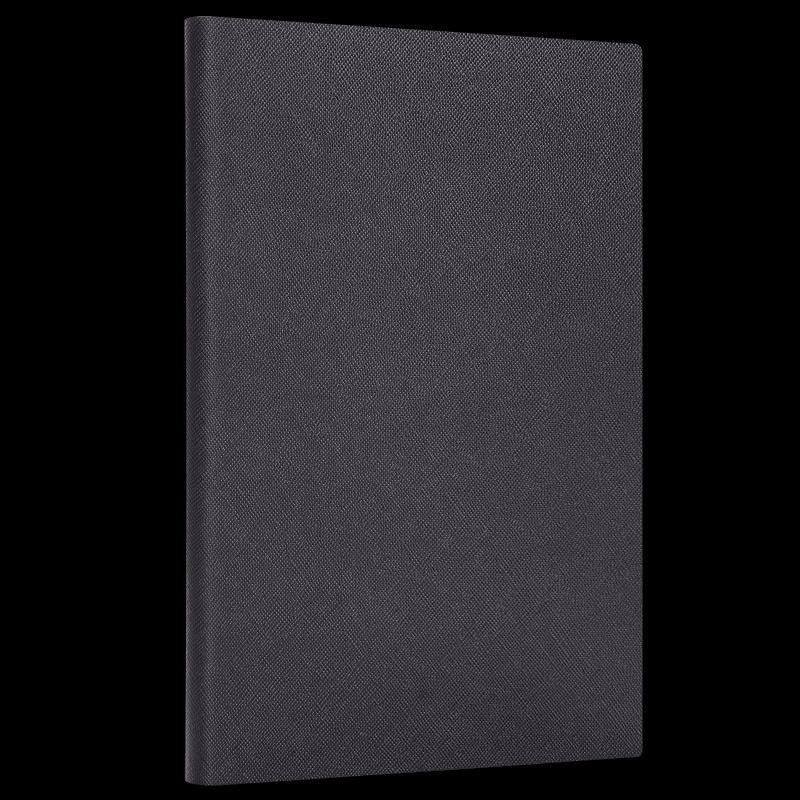 Deli A5 Leather-Bound Business Notebook