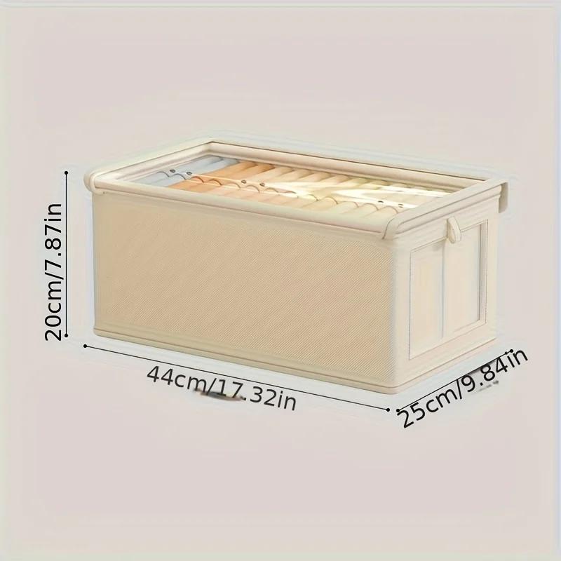 Visible Wardrobe Storage Organizers Cabinet Drawer Clothes Storage Box for T-Shirts Jeans Underwear Pants Organizer Box