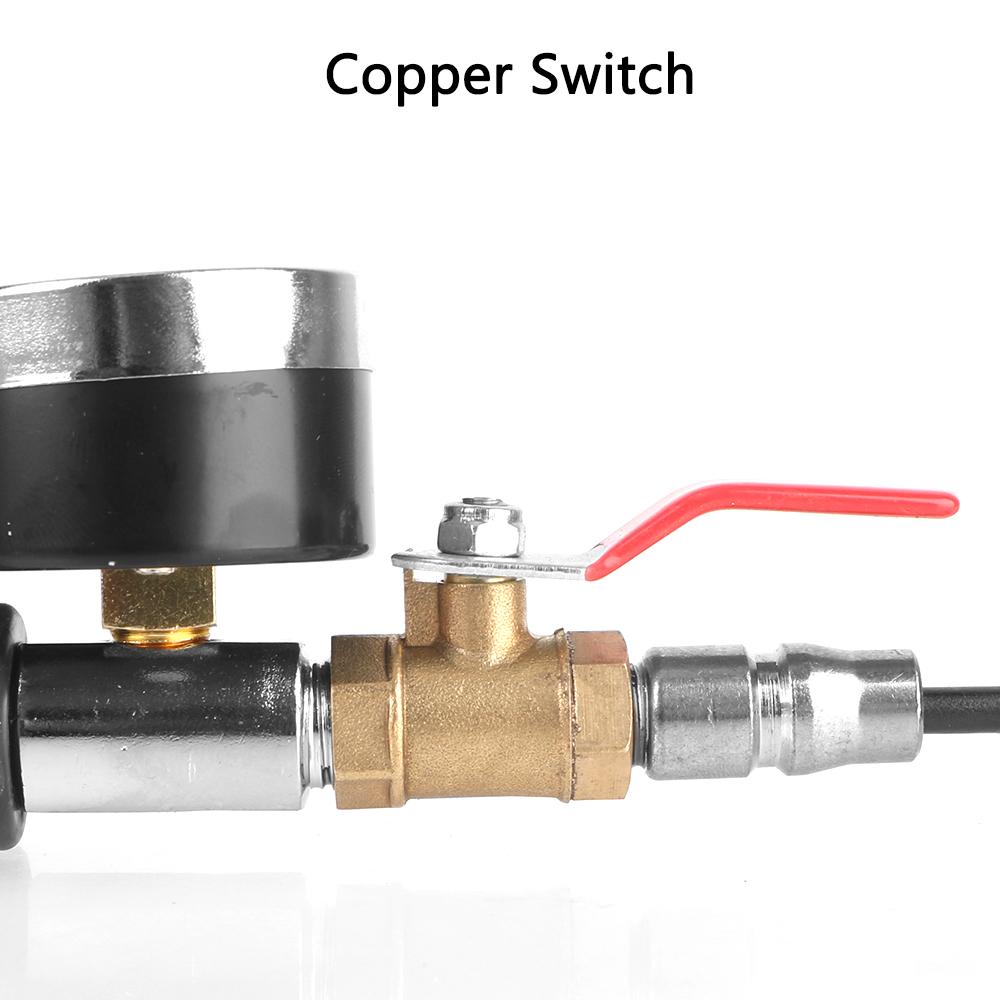 Universal 0-15Bar/220Psi Car Tire Manometro For Car Truck Vehicles Tire Inflator Rod With Tire Pressure Gauge Tire Repair Tools