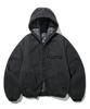 Urbanstoff Overdyed Hooded Work Jacket (Charcoal)