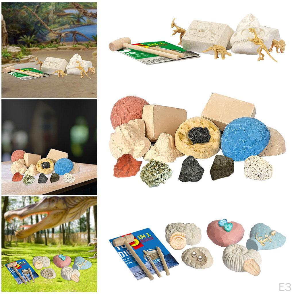 Digging Kit Nature Science Gemstone Rocks DIY Activities Funny DISCOVER Educational Toys