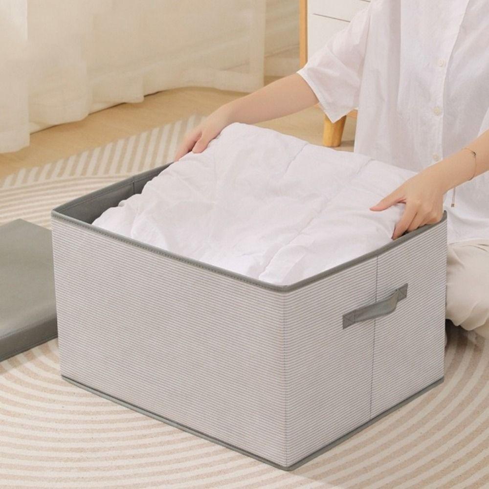 Dust-proof Cover Clothes Storage Box Large Capacity Toy Storage Box  Home Furnishings