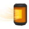 1500W Ceramic Electric Heater with Fan, Timer, Oscillation - Black