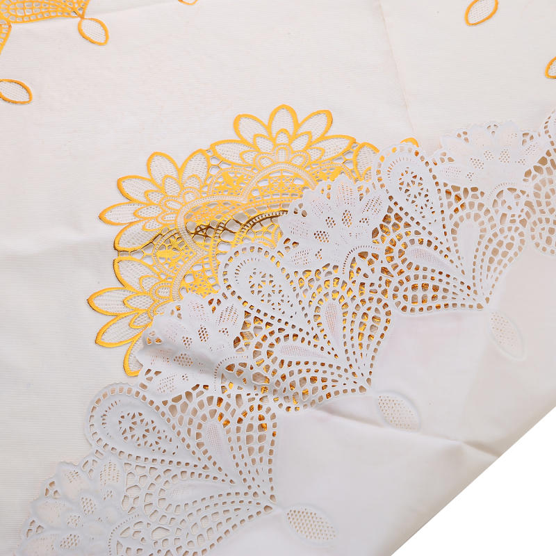 Pvc Waterproof Oilproof Round Tablecloth 70 Cm Dining Table Cloths Home Table Cover Light Luxury Christmas Decoration