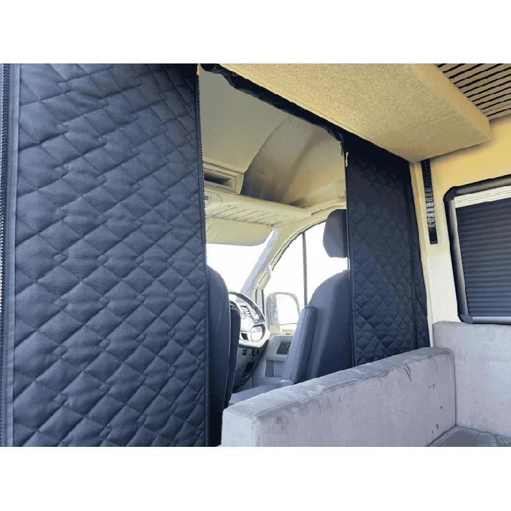 1ks Zateplený zatemňovací termokryt přepážky kabiny pro obytný vůz Fiat Ducato Peugeot Boxer Citroen Relay Ram Promaster Příslušenství pro obytné vozy