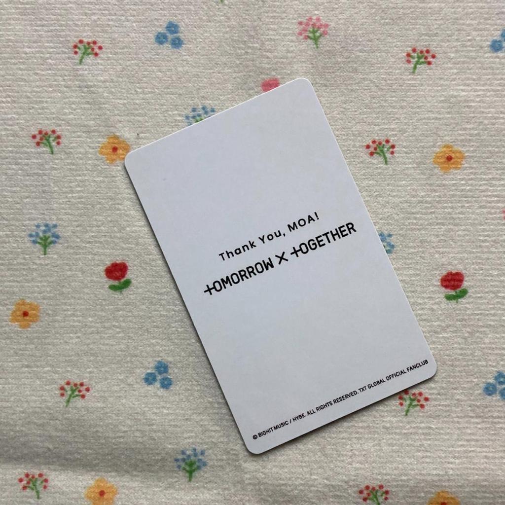 [USED] TXT ACT:PROMISE EP2 Soobin FC Bonus Photocard