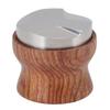Coffee Distributor Stainless Steel Rosewood Coffee Tamper Leveler for Coffee Accessories 53mm   2.1in