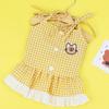 Cute Pet Suspenders Dress Dog Clothes Summer Plaid Dog Shirt Dresses Puppy Cat Clothing Sling Skirt for Little Dogs Chihuahua