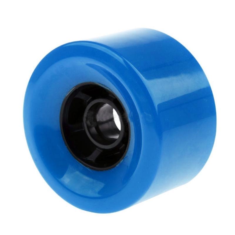 Street Wheel for Skateboards PU Skateboard Cruiser Wheel Replacement Longboards Wheels with Bearings, Soft Cruiser Wheel