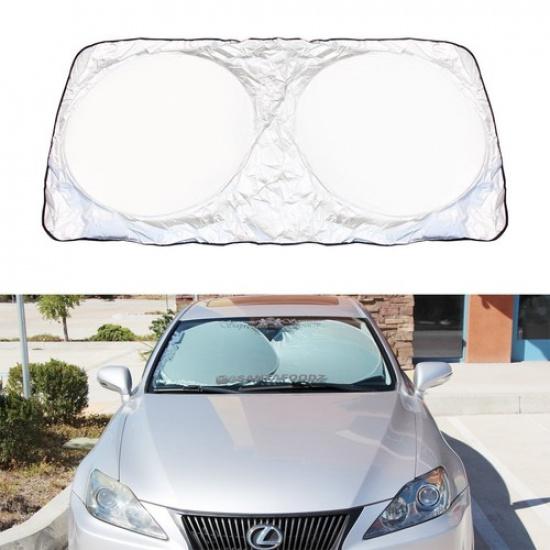 (1) Large 63 x 33.8  Car Windshield Sunshade, Foldable, Sun Shade Protection