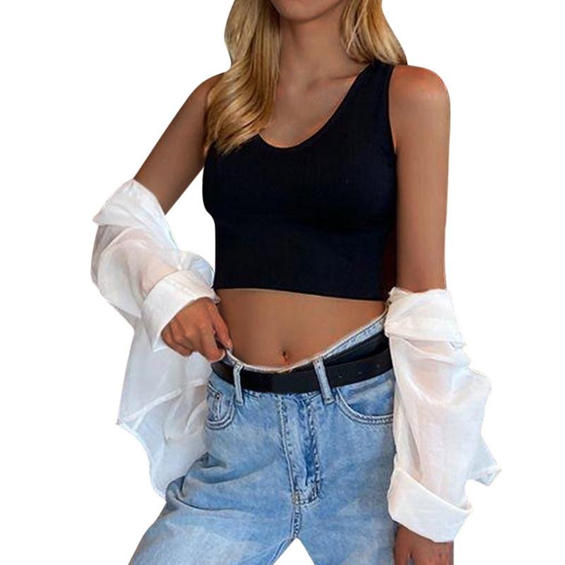 

Женский спортивный бюстгальтер, сексуальные дышащие спортивные топы, нижнее белье для фитнеса, жилет для бега, спортзала, спортивная одежда, укороченный топ с пуш-ап чёрный