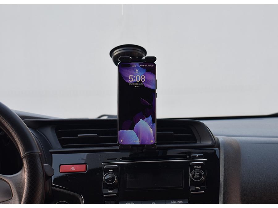 Autohalterung mit Saugnapf für Telefon und Tablet mit verstellbarer Verlängerung