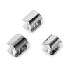 10Pcs Adjustable Zinc Alloy Glass Clip Cabinet Shelf Support Plates Bathroom Glass Holders for Fixing Bathroom Glass