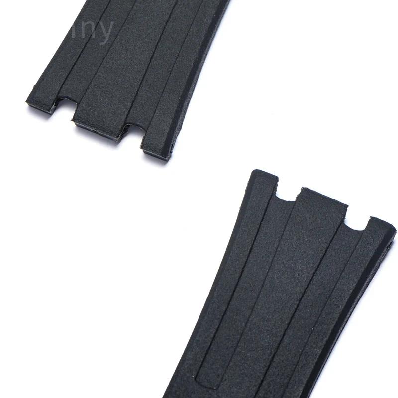 Watch Band Silicone Men's 28mm for AP Audemars and Piguet Royal Oak Offshore 15400 15703 26471 26474 15703 15706 Watch Strap