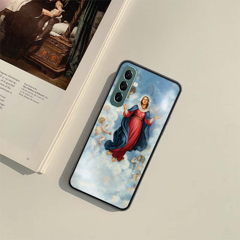 New Virgin De Guadalupe Virgen Mary Phone Case For Samsung A55 A35 A25 A15 A54 A34 A24 A14 A70 A71 A50 A51 A17 A05S Galaxy A40 A