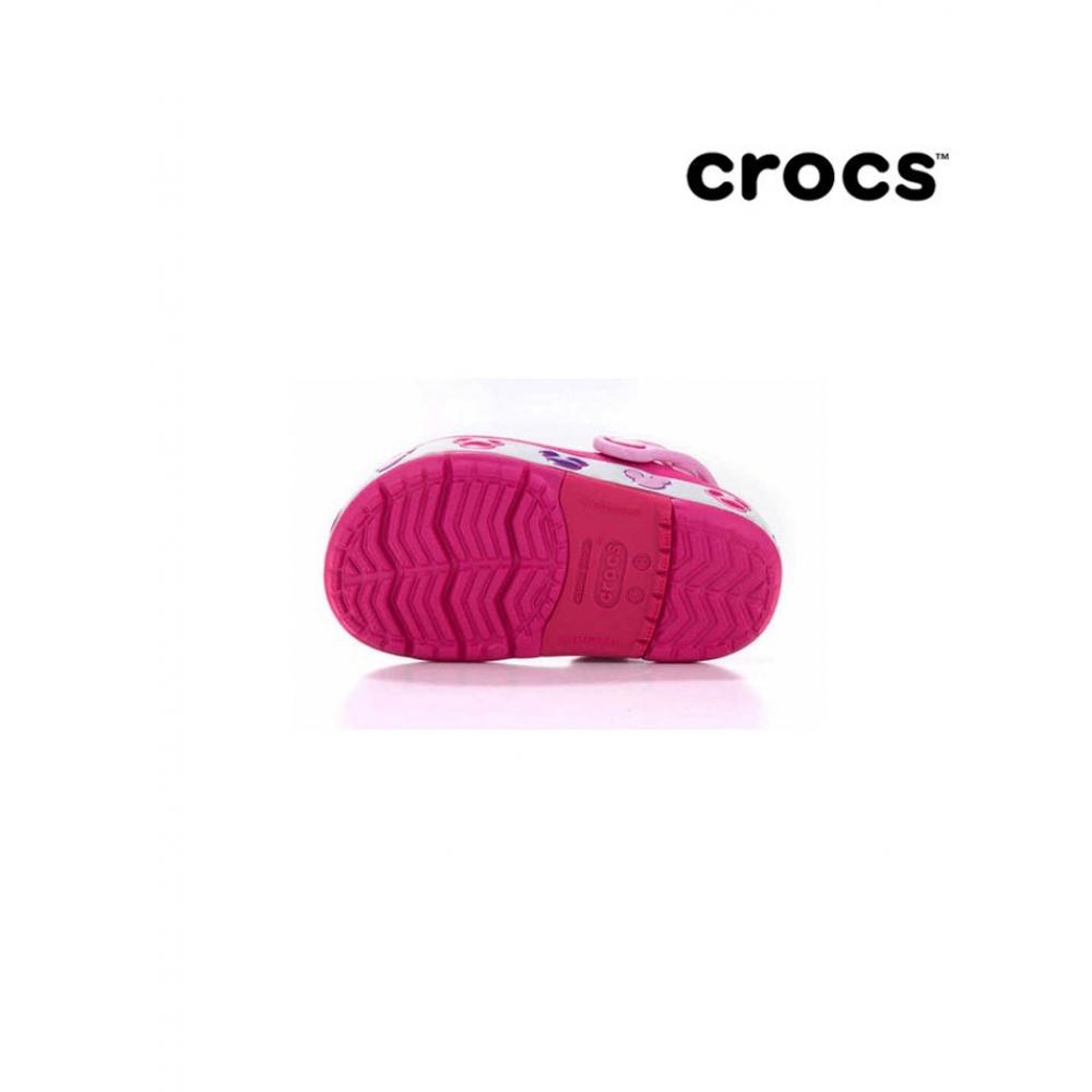 Crocs Kids Fun Lab Mickey Mouse Light Clogs Pink 204994 6x0