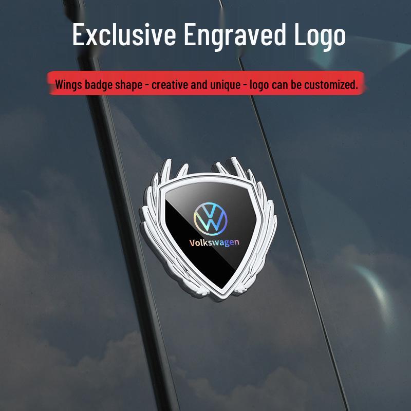 Metall-Flügel-Abzeichen & Embleme für Volkswagen ID3, ID4X, Teramont Pro