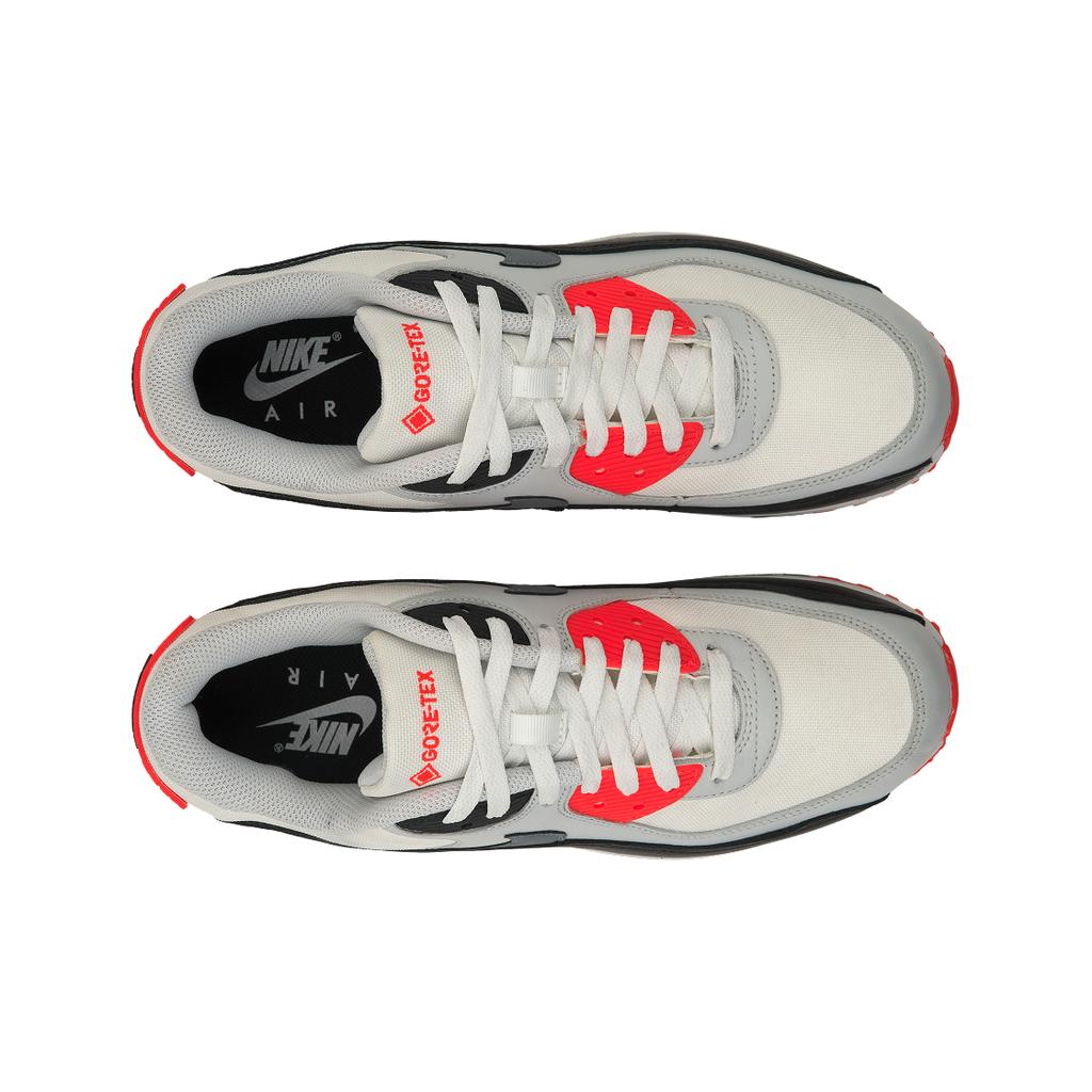 Nike Air Max 90 GORE-TEX Infrared Męskie Sneakersy Summit-White Cool-Grey Bright-Crimson FD5810-101