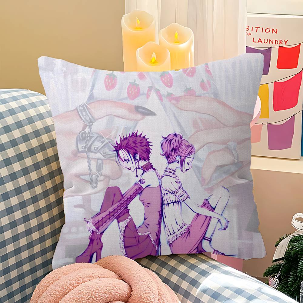 NANA Pillow Anime Pillow Sofa Bed Head Pillow Cover Cushion Cover 45x45 Cm Fashion