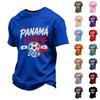 Men's Loose Fit Casual Short Sleeve T-Shirt Soccer Support Graphic Print Crew Neck Soft Fabric Comfortable Fit