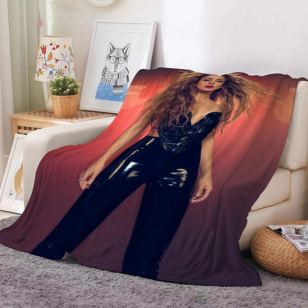 Heißer Sänger S-Shakira Decke Warm Und Weich Geeignet Für Schlafzimmer Wohnzimmer Schlafsofa Büro Reisen Camping