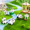 Figurine Drăguțe cu Animale Panda MiciAccesorii de Decor pentru GrădinăritDesktop AutoOrnamente Mici pentru Micro-peisaj