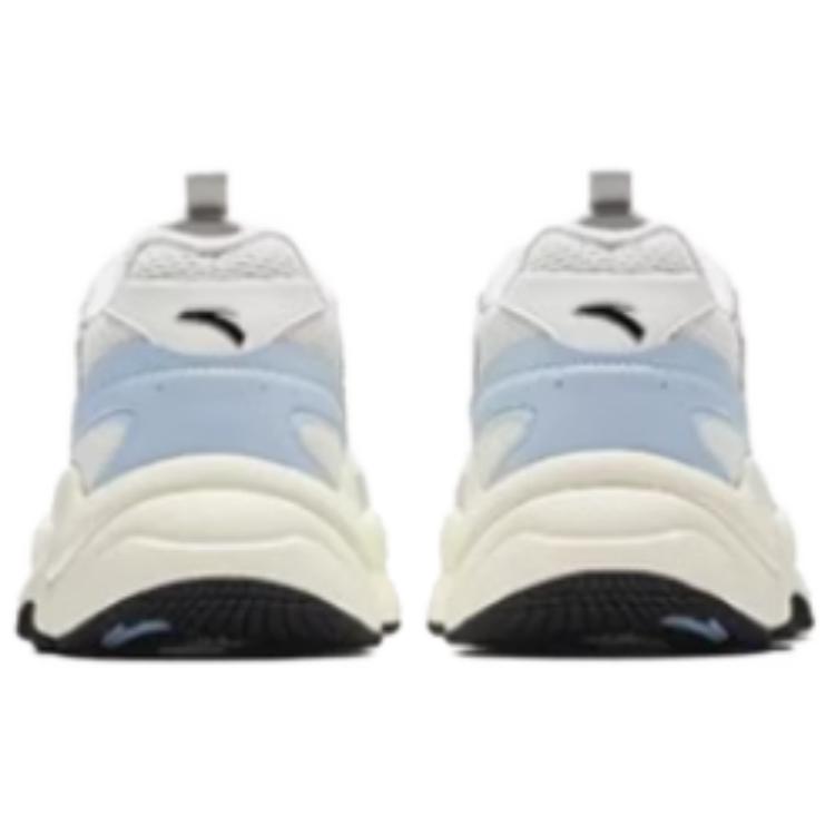 Anta Retro Fashion Comfortable Versatile Wear-Resistant Breathable Lightweight Low-Top Casual Shoes Women sneaker White Blue 122528889-1