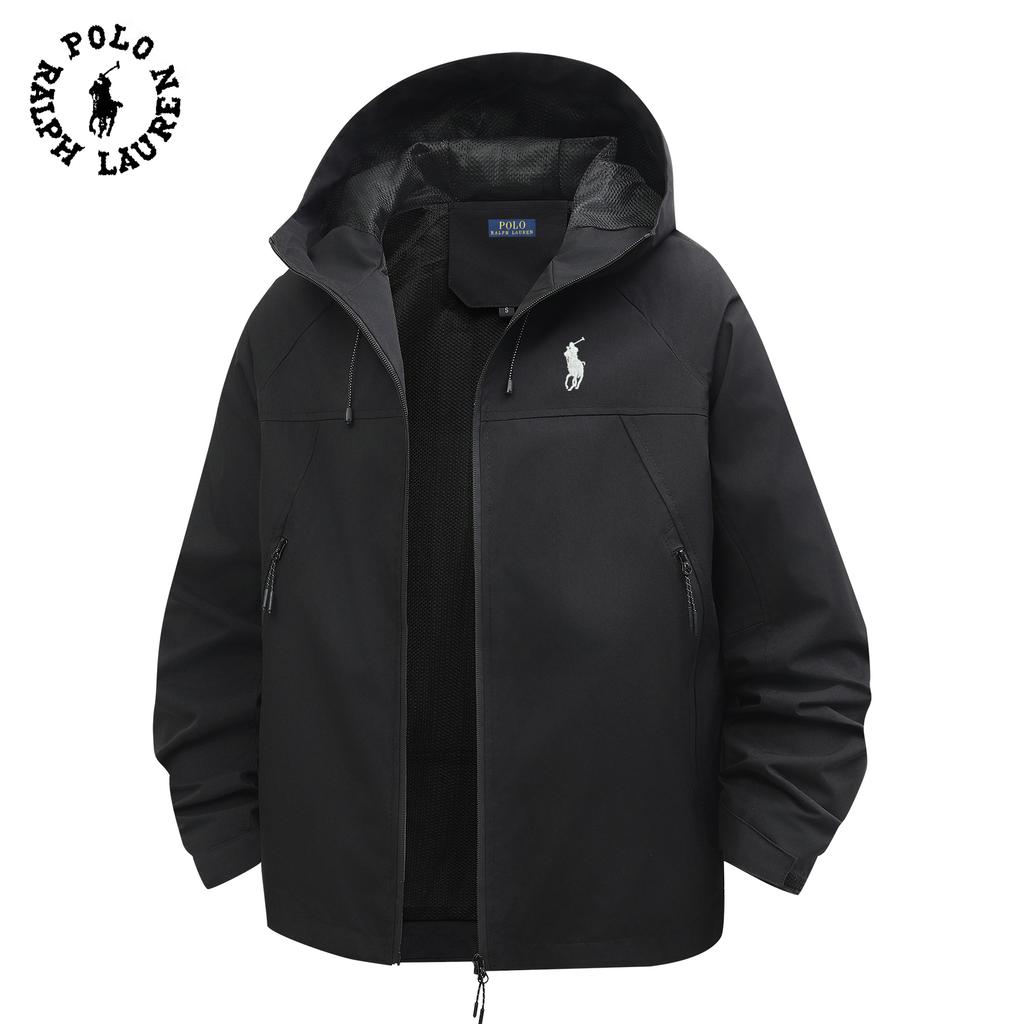 Polo Ralph Lauren Men's and Women's 2025 Autumn and Winter Embroidered Travel Jacket, Thin Mountaineering Jacket