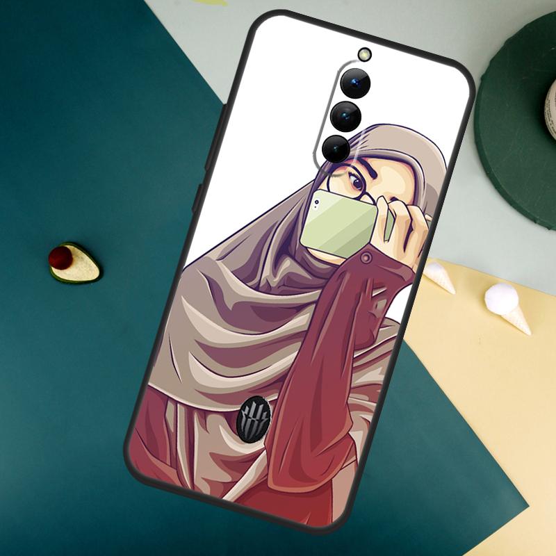 Muslim women islamic girl For ZTE Nubia Red Magic 10S 10 Air 8 9 8S 9S Pro Plus 6S 7S 7 Pro Red Magic 11 Pro Plus Case