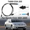 For Honda Civic 2001-2005 Car Trunk Lid Release Cable Fuel Cap Opener Release Cable 74880-S5A-305