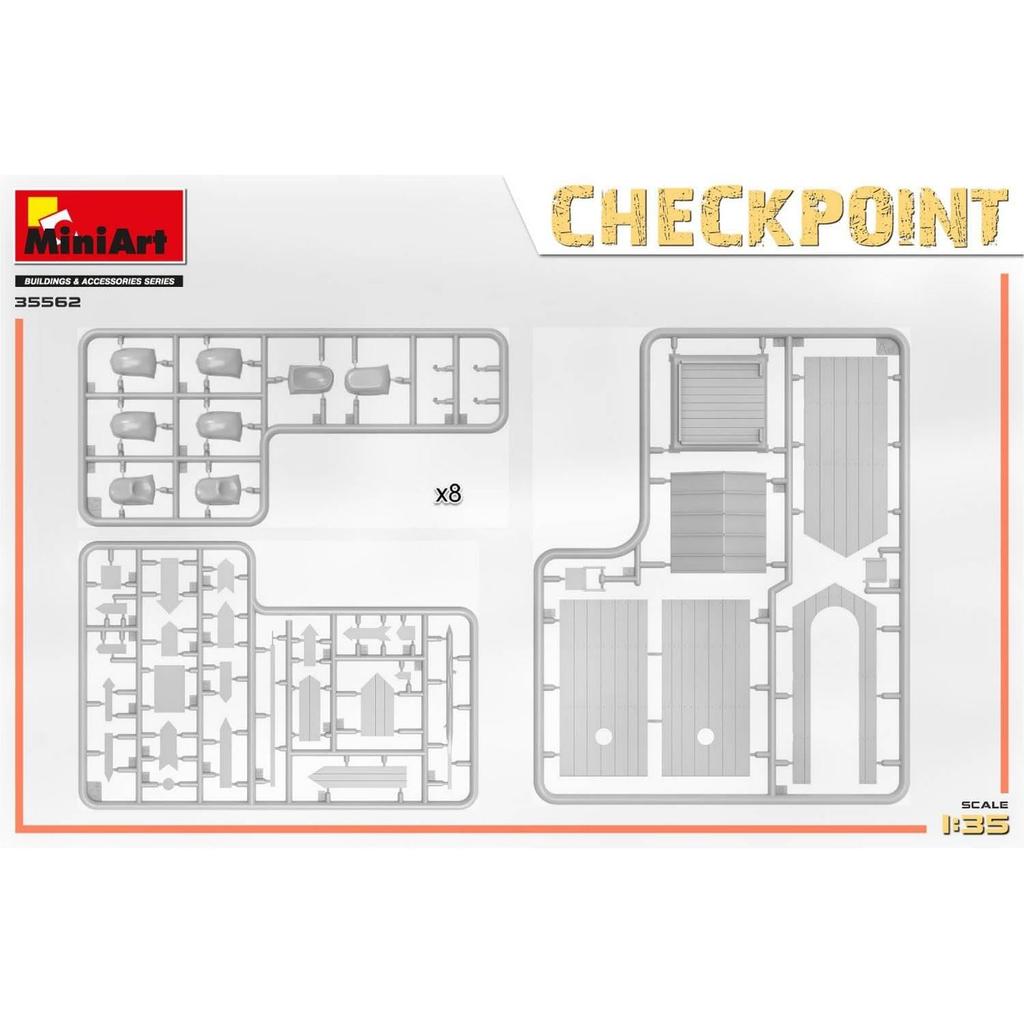 MiniArt Checkpoint Plastic Model MA35562 1/35