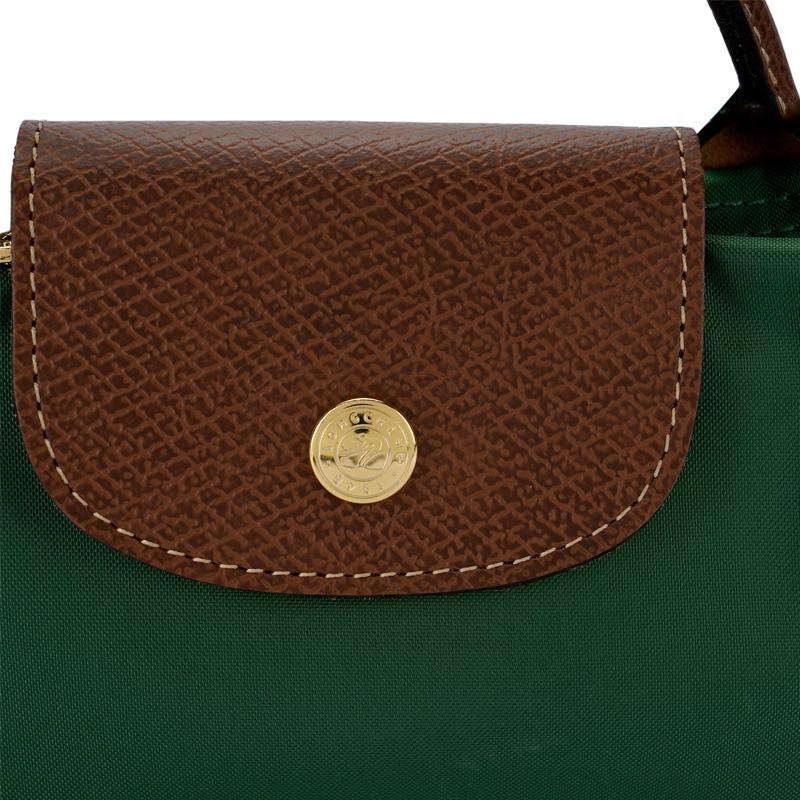 Longchamp Le Pliage 17 Brand Logo Minimalist Fashion Zipper Closure Nylon Dumpling Tote Bag Women tote bag British-Green 34175089P95