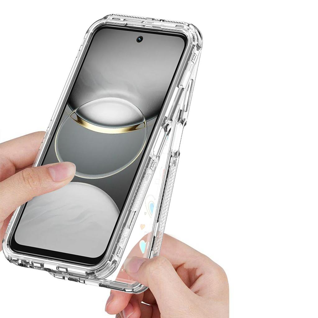 For TECNO Spark 30C 4G Case Precise Cutouts Acrylic TPU Clear Phone Cover with Laser-printed Film