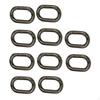 10 Pieces Sp Oval S Carabiner Key Buckle for Making