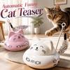 Oplaadbaar Automatisch Katten Speeltje Lichten Muziek Interactief Katten Speeltje Grappige Elektrische Kat Teaser Binnen