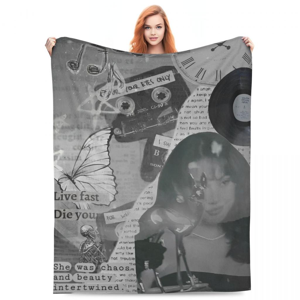 Ayliva Collage Merchandise Tour 2025 Bedding Throws Flannel Bedspread For Home Decor Fashion Sofa Bed Cover