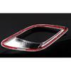 For Mazda CX-5 Chrome Car Rear Bumper Fog Light Lamp Frame Cover Trim 2013-2016