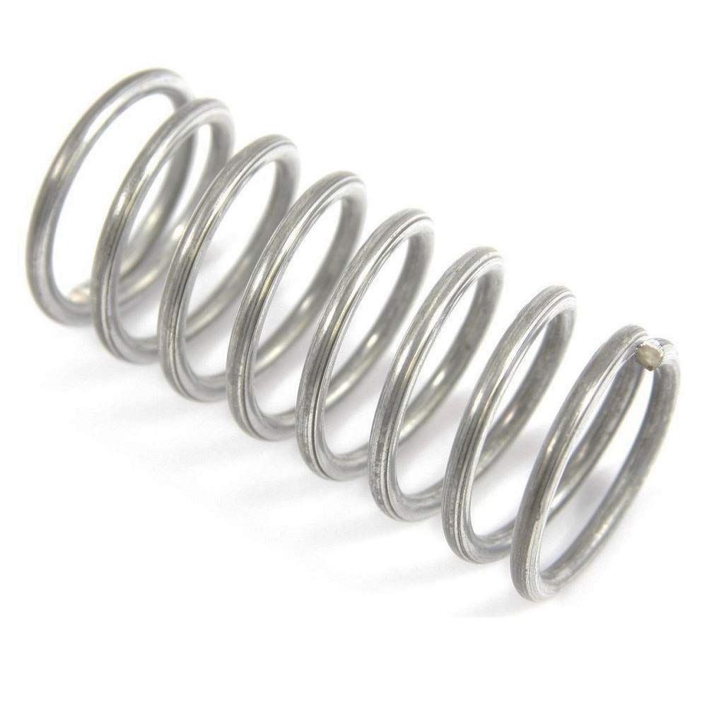 200PCS Mixed Size Compression Spring Kit Stainless Steel Repair Tool Extension and Compression Springs Kit Silver 200PCS