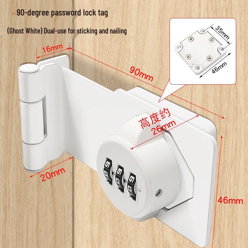Three-Digit Multi-Purpose Mechanical Password Lock for Cabinets and Drawers
