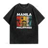 70s Retro Vintage Unisexila Philippines Filipino Filipina Pinoy T Shirt White Large Vintage Washed Comfortable Designer Clothes