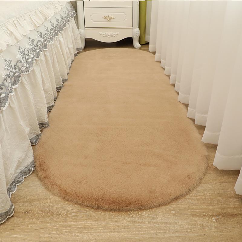 Rabbit Fur Style Bedside Sofa & Coffee Chair Carpet - Perfect for Children's Room, Bathroom, or Entrance