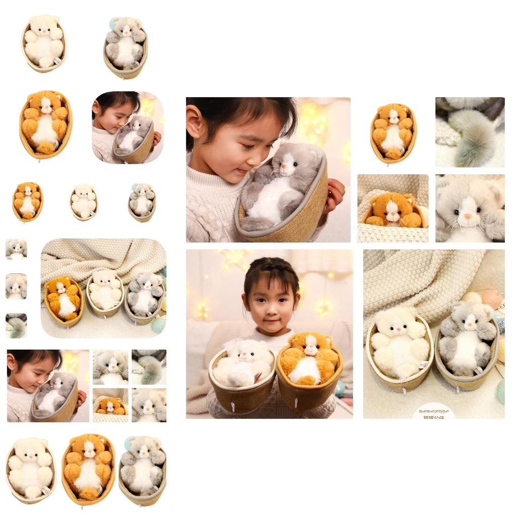 Cute Plush Cat Toy Wholesale Feline Dolls Ideal Birthday Gift