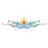 Ancient Style Dunhuang Glitter Face and Forehead Tattoo Stickers for Hanfu Costumes