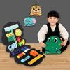 Hand Exercise Busy Board Dressing Board Early Education Toy Sensory Toy  Home Teaching