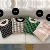 Mittel- und langer Pulloverrock Damen locker Pullover Langarm Herbst und Winter neu Strickkleid dick