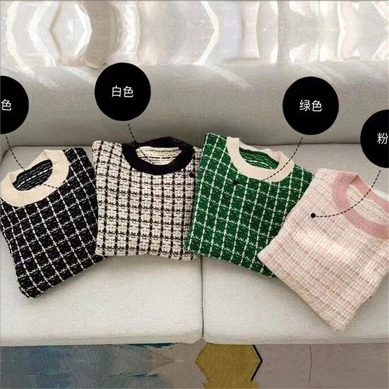 Mittel- und langer Pulloverrock Damen locker Pullover Langarm Herbst und Winter neu Strickkleid dick