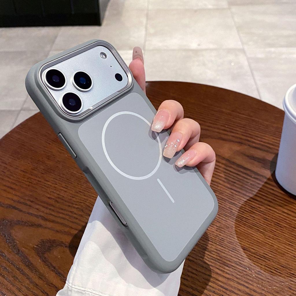 IPhone 17 Pro Max Skin-Feel Magnetische Hülle - Originalfarbe, Design mit großem Loch, Schutzhülle