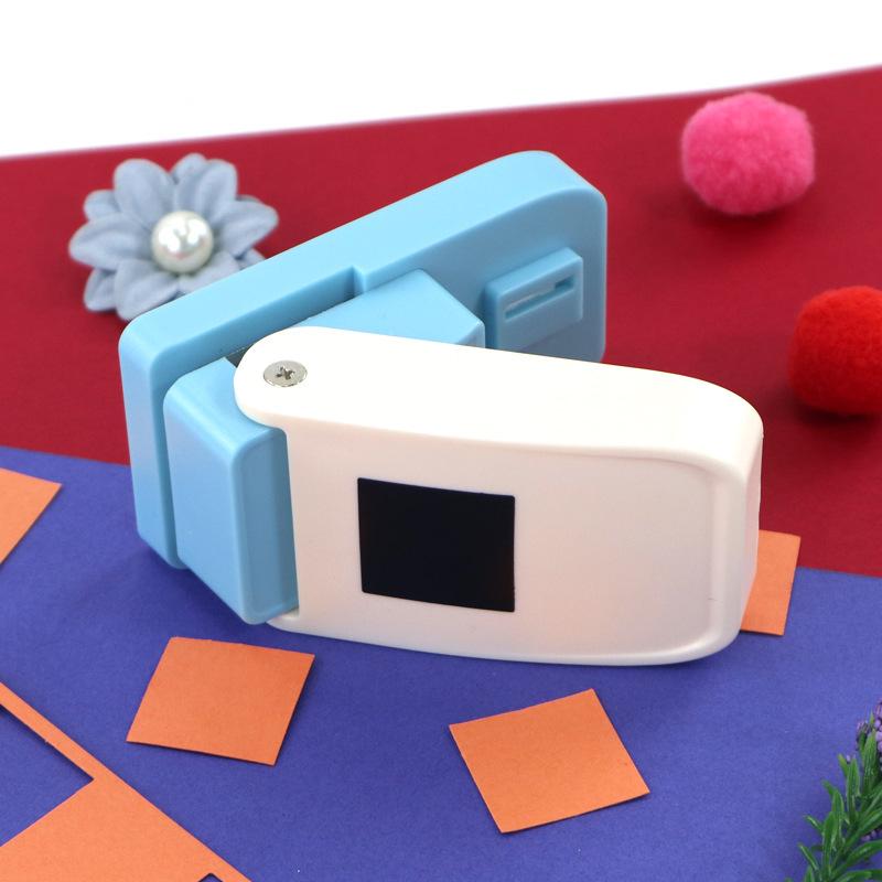 Rectangle Postage Stamp Punch Lever Action Craft Punch For Paper Crafting Scrapbooking Various Materials Punching Tool Embosser